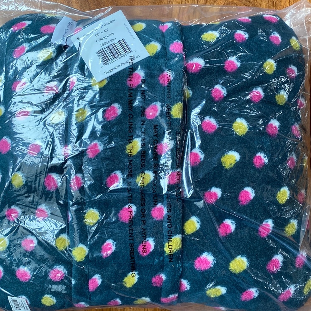 Vera Bradley travel blanket